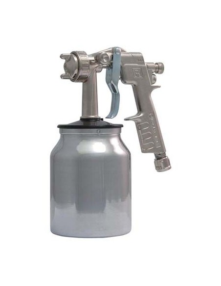 AEROGRAFO AC + SERBATOIO ALLUMINIO INFERIORE ANI LT 1,0 UGELLO MM 1,8 ATTACCO DADO CAPETTATO