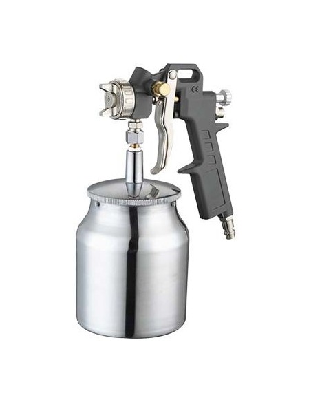 AEROGRAFO AC + SERBATOIO ALLUMINIO INFERIORE EFFE LT 1,0 UGELLO MM 1,8 ATTACCO RAPIDO