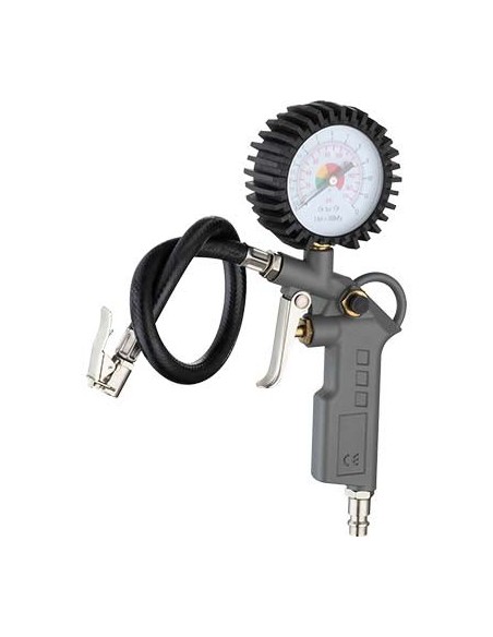 PISTOLA GONFIAGGIO AC ATTACCO RAPIDO EFFE ALLUMINIO NICHELATO