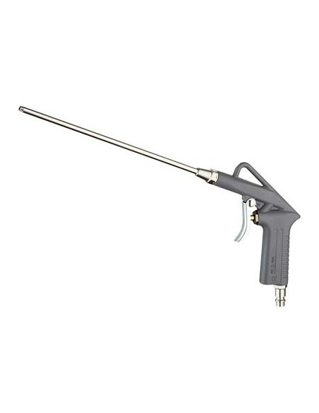 PISTOLA SOFFIAGGIO AC LUNGA ATTACCO RAPIDO EFFE ALLUMINIO NICHELATO