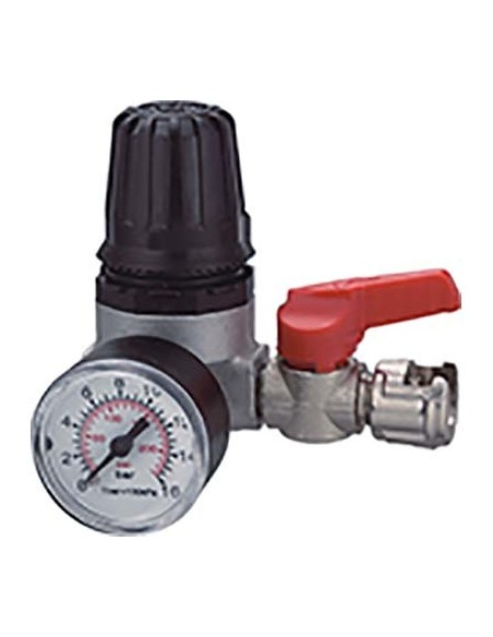 REGOLATORE PRESSIONE AC 31/A4 ANI ATTACCO 1/4F 1 USCITA + MANOMETRO