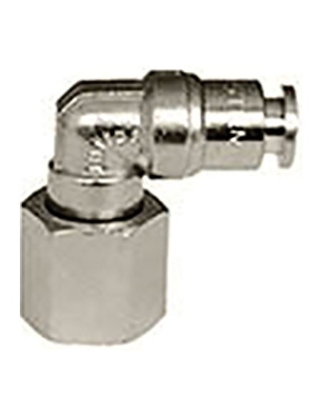 GOMITO GIREVOLE AUTO FILETT FEMMINA AC 50/CG F ANI MM 10X1/4F