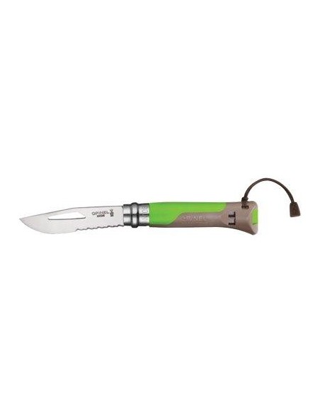 COLTELLO OPINEL 08 OUTDOOR MM 85 PP VERDE/GRIGIO