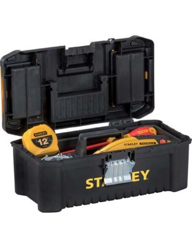 CASSETTA PORTAUTENSILI ESSENTIAL STANLEY 12,5" CHIUSURA METAL CM 32X19 H.CM 13 STST1-75515