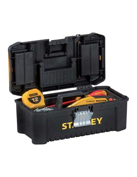CASSETTA PORTAUTENSILI ESSENTIAL STANLEY 12,5" CHIUSURA METAL CM 32X19 H.CM 13 STST1-75515