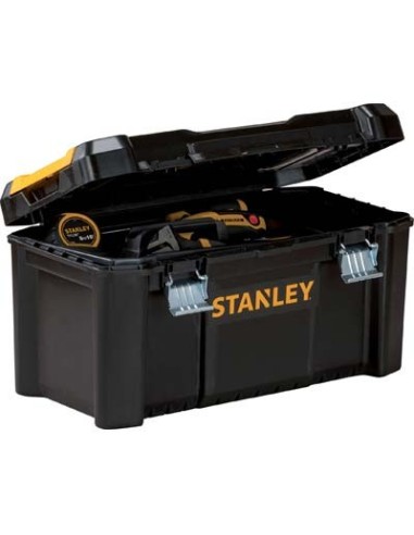 CASSETTA PORTAUTENSILI ESSENTIAL STANLEY 19" CHIUSURA METAL CM 48X25 H.CM 25 STST1-75521