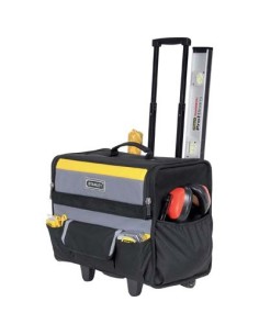 BORSA PORTAUTENSILI SU RUOTE STANLEY 18" MANICO TELESCOPICO CM 46X33 H.CM 45 1-97-515