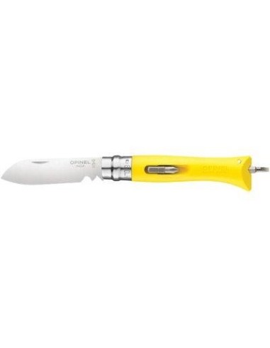 COLTELLO OPINEL 09 BRICOLAGE MM 80 PP GIALLO