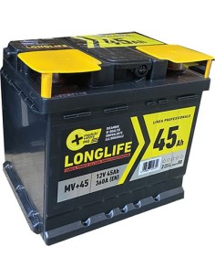 BATTERIA AUTO MODULO VALORE + AH  45 DX SPUNTO 360A MM 207X175 H.MM 190