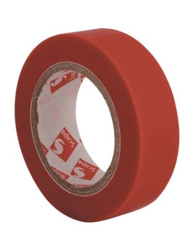 NASTRO PVC ISOLANTE SCAPA ROSSO MM 15 ML 10