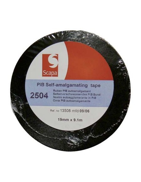 NASTRO AUTOAGGLOMERANTE SCAPA NERO MM 19 ML 9,1 SP MM 0,75