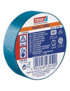 NASTRO PVC ISOLANTE IMQ TESA AZZURRO MM 15 ML 10 PEZZI 10