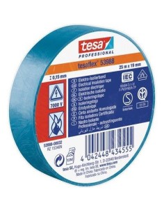 NASTRO PVC ISOLANTE IMQ TESA AZZURRO MM 19 ML 25