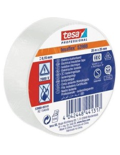 NASTRO PVC ISOLANTE IMQ TESA BIANCO MM 25 ML 25