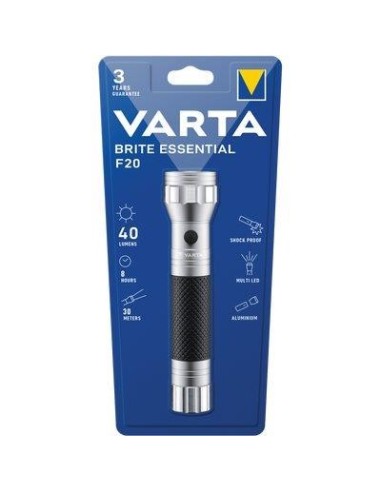 TORCIA LED BRITE ESSENTIAL VARTA LED 19 2XMEZZA TORCIA C ESCLUSE