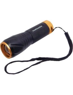 TORCIA LED NERO LED 5 LUCE QUADRA WATT 5 3XMINI STILO 3XAAA INCLUSE