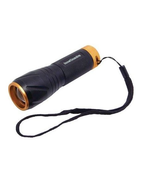 TORCIA LED NERO LED 5 LUCE QUADRA WATT 5 3XMINI STILO 3XAAA INCLUSE