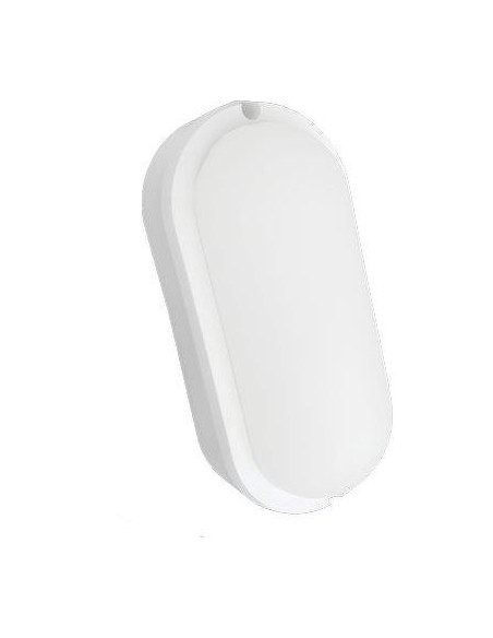 PLAFONIERA LED ECO EASY OVALE CENTURY BIANCA VOLT 230 W 18 NAT LN 1055 IP64