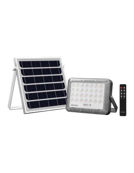PROIETTORE LED SOLARE PROMETEO CENTURY NATURALE IP65 MAH  6000 LUMEN  700