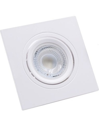 FARETTO INCASSO QUADRATO KLISS CENTURY BIANCO MM 93X93 ORIENTABILE