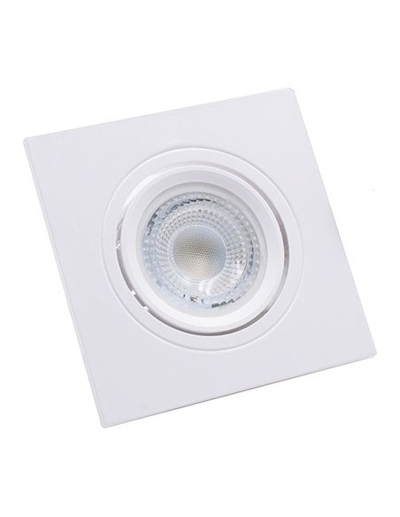 FARETTO INCASSO QUADRATO KLISS CENTURY BIANCO MM 93X93 ORIENTABILE