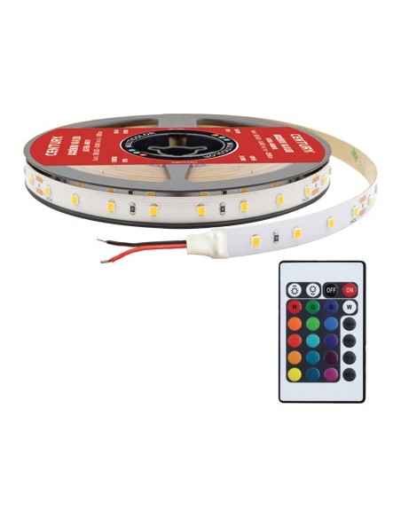 STRISCIA LED ADESIVA ACCENTO CENTURY VOLT 230 W 14,4 RGB MT 3 +TELECOMANDO