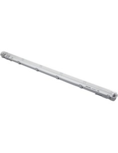 PLAFONIERA X TUBO LED  VOLT 230 WATT 2X18 G13 IP65 CM 126,5X11,5 H.CM 8,6