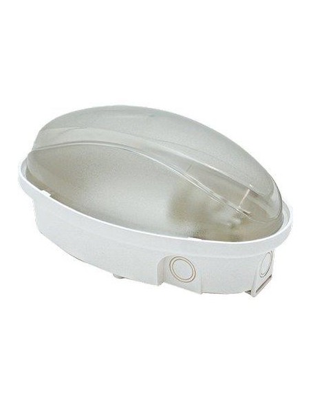 PLAFONIERA OVALE PANDA FME BIANCA VOLT 230 WATT MAX 60 E27 CM 21X12 H.CM 11