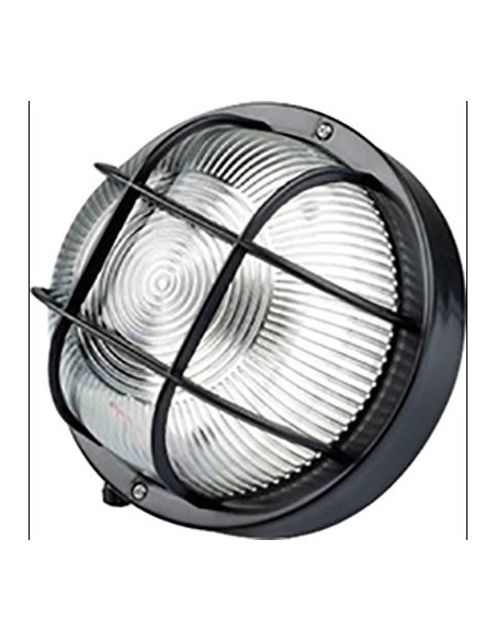 PLAFONIERA PPL GRIGLIA TONDA NERO VOLT 230 WATT MAX 60 E27 CM 19 H.CM 10