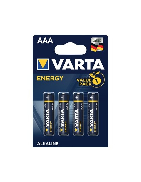 PILA MINI STILO AAA ENERGY VARTA ALCALINA VOLT 1,5 CF - PZ 4