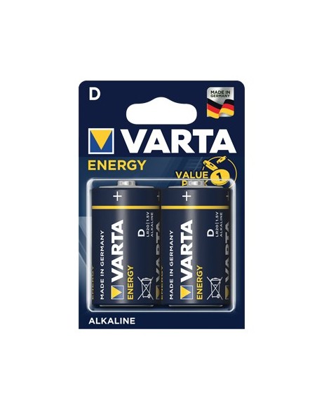 PILA TORCIA D ENERGY VARTA ALCALINA VOLT 1,5 CF - PZ 2