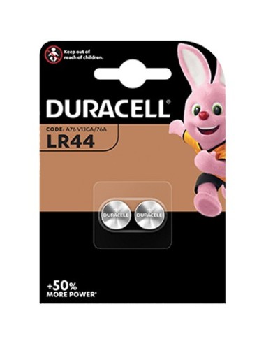 PILA SPECIALISTICA LR44 DURACELL ALCALINA VOLT 1,5 CF - PZ 2