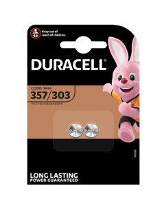 PILA SPECIALISTICA 357/303 DURACELL OSSIDO ARGENTO VOLT 1,5 CF - PZ 2