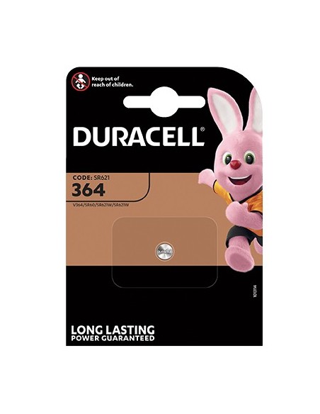 PILA SPECIALISTICA 364 DURACELL OSSIDO ARGENTO VOLT 1,5