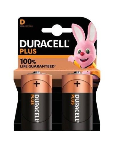 PILA TORCIA D PLUS100 POWER DURACELL ALCALINA VOLT 1,5 CF - PZ 2