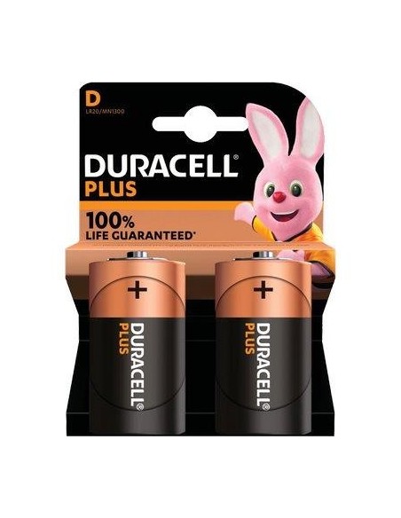 PILA TORCIA D PLUS100 POWER DURACELL ALCALINA VOLT 1,5 CF - PZ 2