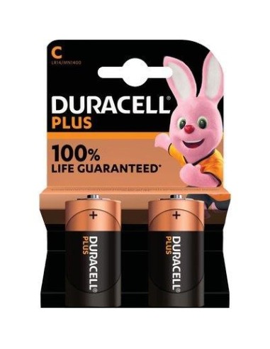 PILA MEZZA TORCIA C PLUS100 POWER DURACELL ALCALINA VOLT 1,5 CF - PZ 2