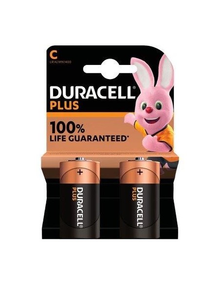 PILA MEZZA TORCIA C PLUS100 POWER DURACELL ALCALINA VOLT 1,5 CF - PZ 2