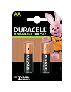 PILA STILO AA RICARICABILE DURACELL VOLT 1,2 MAH 1300 CF - PZ 2