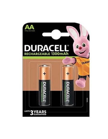 PILA STILO AA RICARICABILE DURACELL VOLT 1,2 MAH 1300 CF - PZ 2