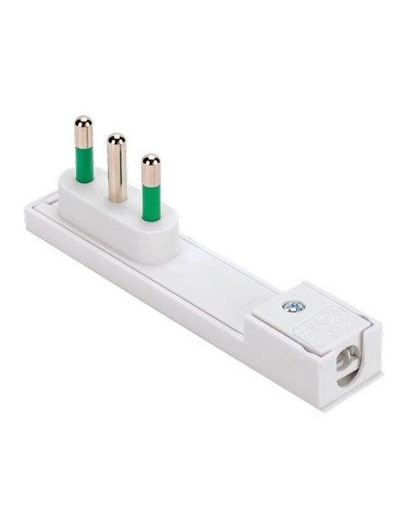 SPINA MOBILE RIBASSATA CLOCK FME BIANCO 2P+T 16A