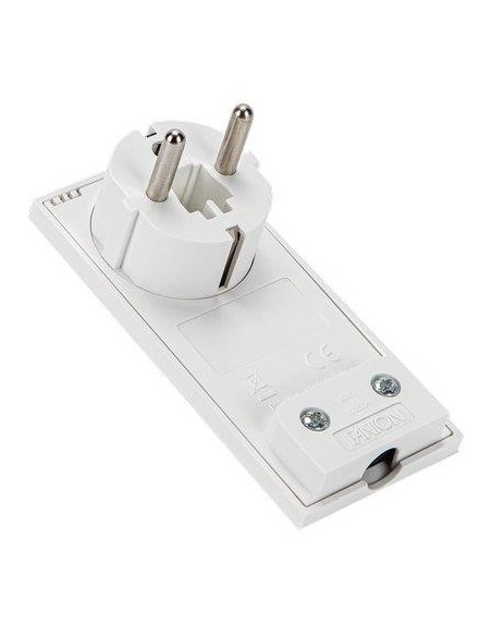 SPINA MOBILE RIBASSATA SCHUKO CLOCK FME BIANCO 2P+T 16A