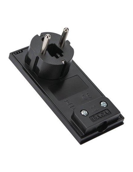 SPINA MOBILE RIBASSATA SCHUKO CLOCK FME NERO 2P+T 16A