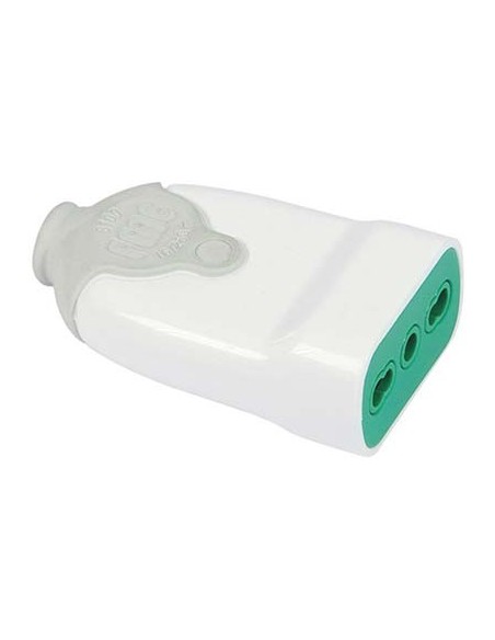 PRESA MOBILE FME BIANCO 2P+T 16A BIPASSO