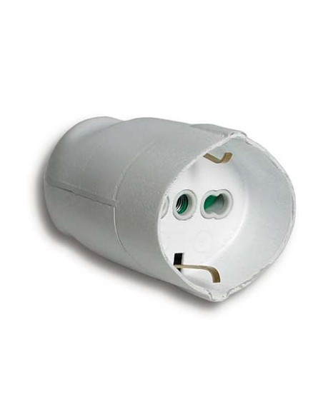 PRESA MOBILE SCHUKO FME BIANCO 2P+T 16A BIPASSO