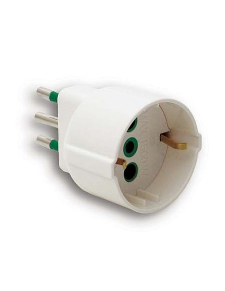 ADATTATORE 16A  SCHUKO FME BIANCO 2P+T 16A