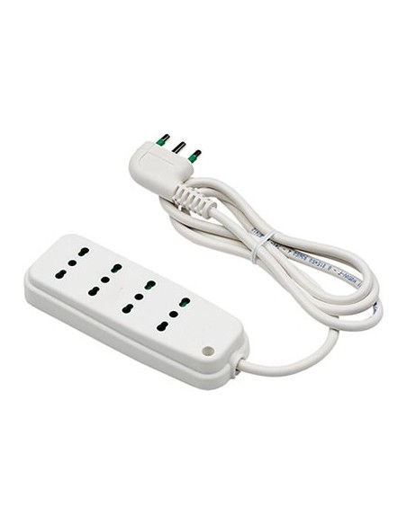 MULTIPRESA BIPASSO RETAIL FME BIANCO POSTI 4 2P+T 16A N...XMMQ 3X1,0 MT 1,5