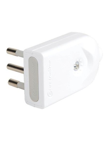 SPINA MOBILE ORIENTABILE ELECTRALINE BIANCO 2P+T 10A