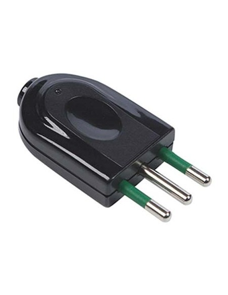 SPINA MOBILE GARANTI NERO 2P+T 10A