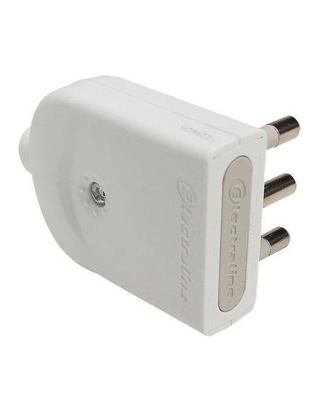 SPINA MOBILE ORIENTABILE ELECTRALINE BIANCO 2P+T 16A